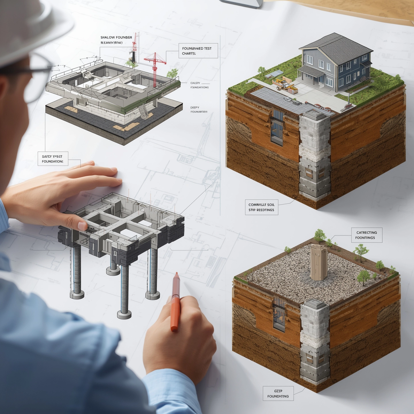 Optimized Foundation Design for Shallow and Deep Systems with Geotechnical Investigation in Chennai